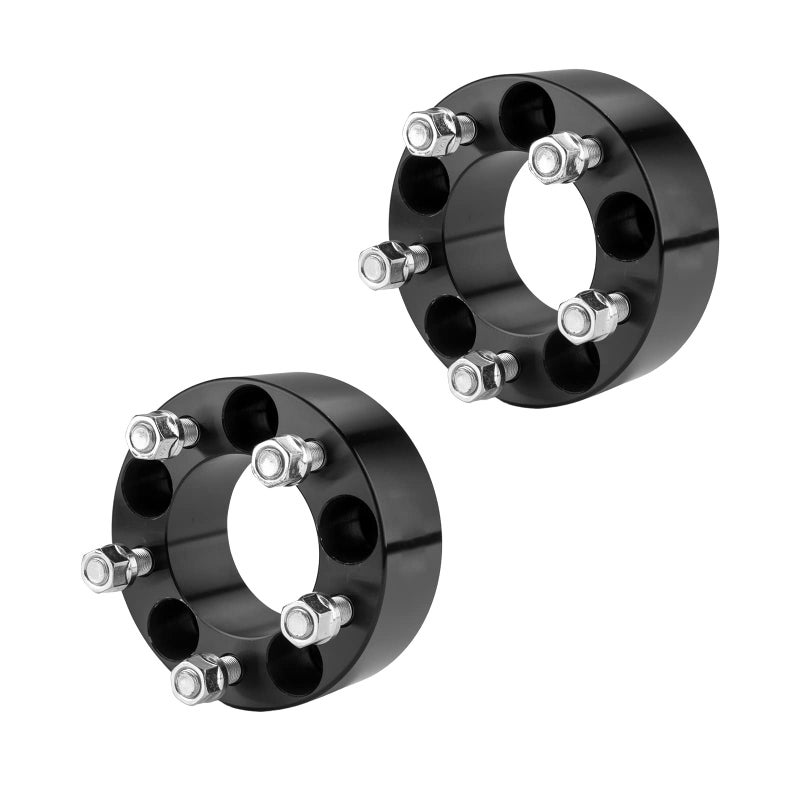 Torchbeam 5x45 Lug Centric Wheel Spacers 2 inch with 12 x20 Thread Pitch 825mm Hub Bore 2Pcs Adapters for Edge Explorer Ranger Explorer Sport Trac Grand Cherokee MKX Cherokee