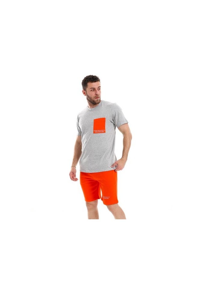 إيزور بيجامه رجالي جيب مطبوع  - Image 1