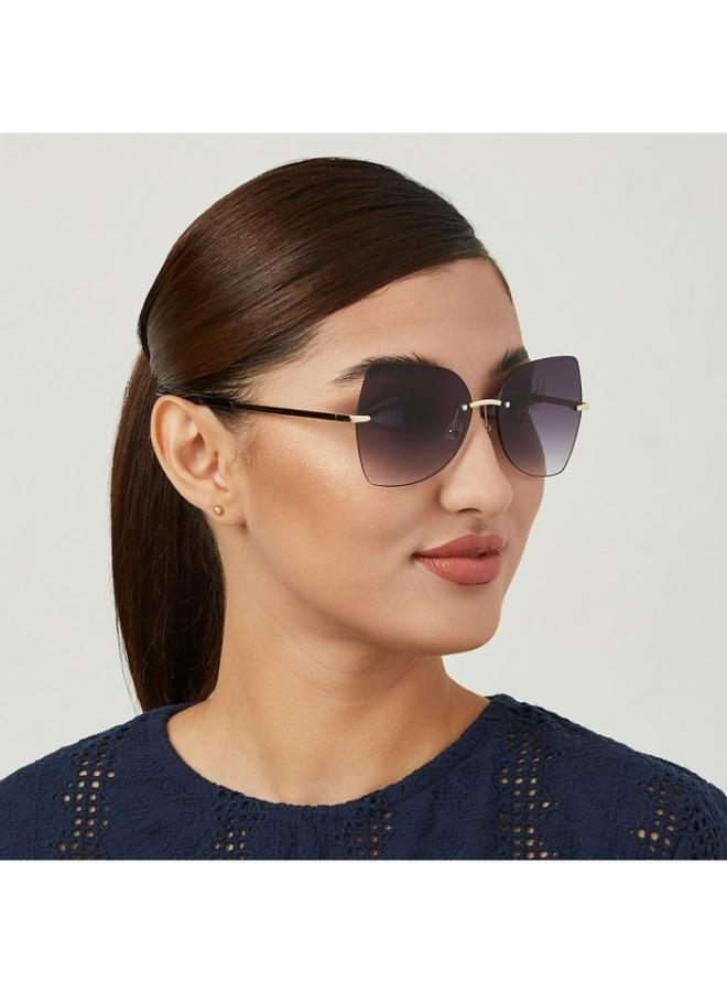 بلاك أوت نظارة شمسية نسائية ذهبية من ناومي - Image 5