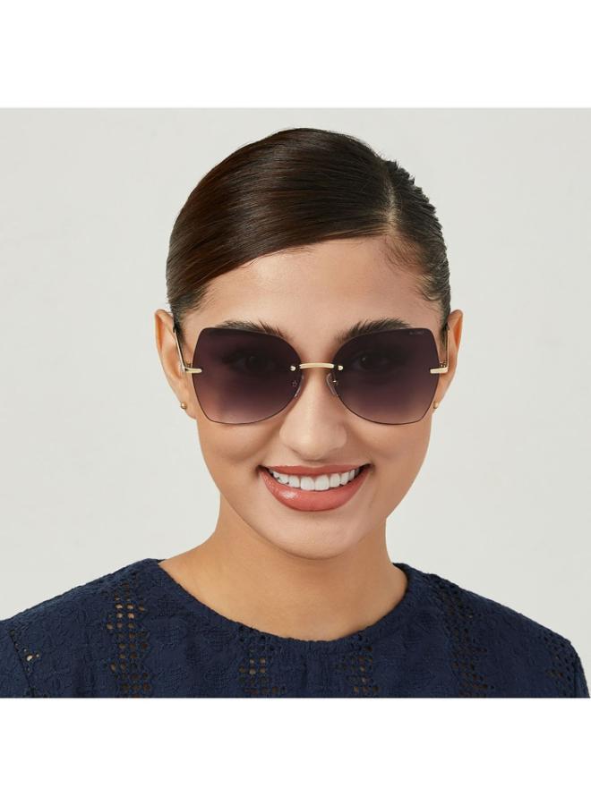 بلاك أوت نظارة شمسية نسائية ذهبية من ناومي - Image 4