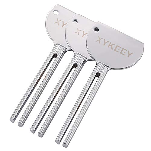 XYKEEY Tube Key Tooth Paste Squeezer – Set of 3 Manual Toothpaste Squeezer, XYKEEY Toothpaste Tube Squeezers - Image 1