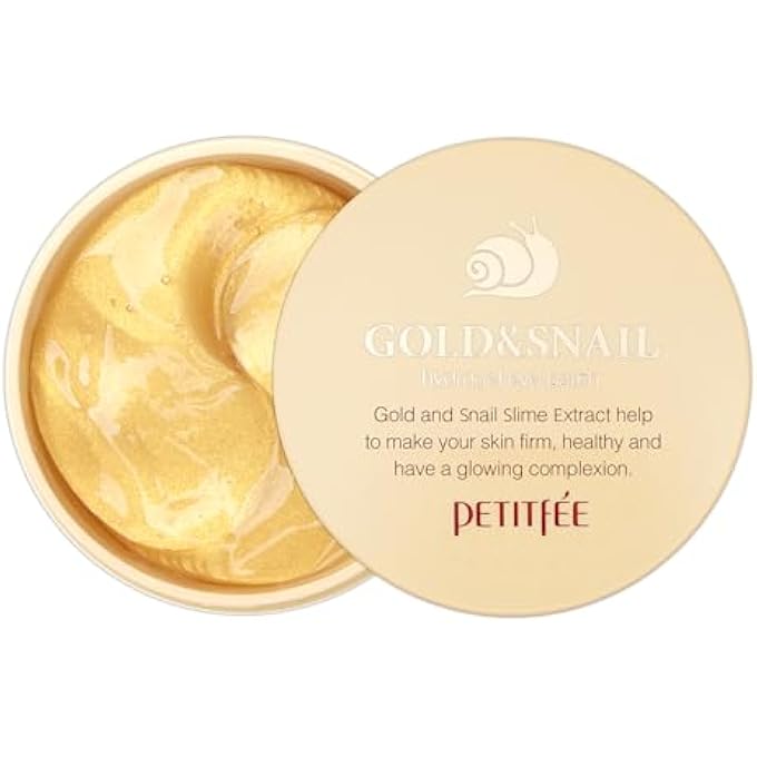 Petitfee Gold & Snail Hydrogel Eye Patch, 60 Patches X 1.4G - Image 2