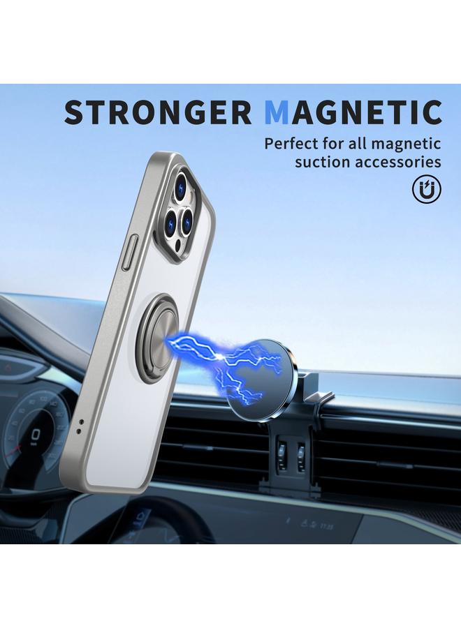 Zaboon Case For iPhone 12 Pro Max Ring Holder PC Hybrid TPU Phone Case - Image 2