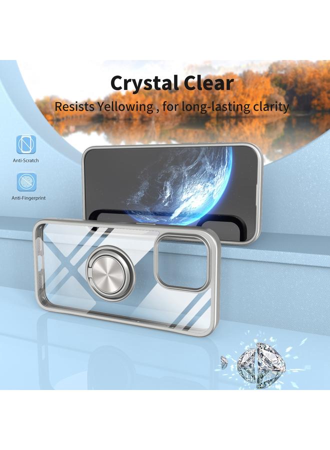 Zaboon Case For iPhone 12 Pro Max Ring Holder PC Hybrid TPU Phone Case - Image 4