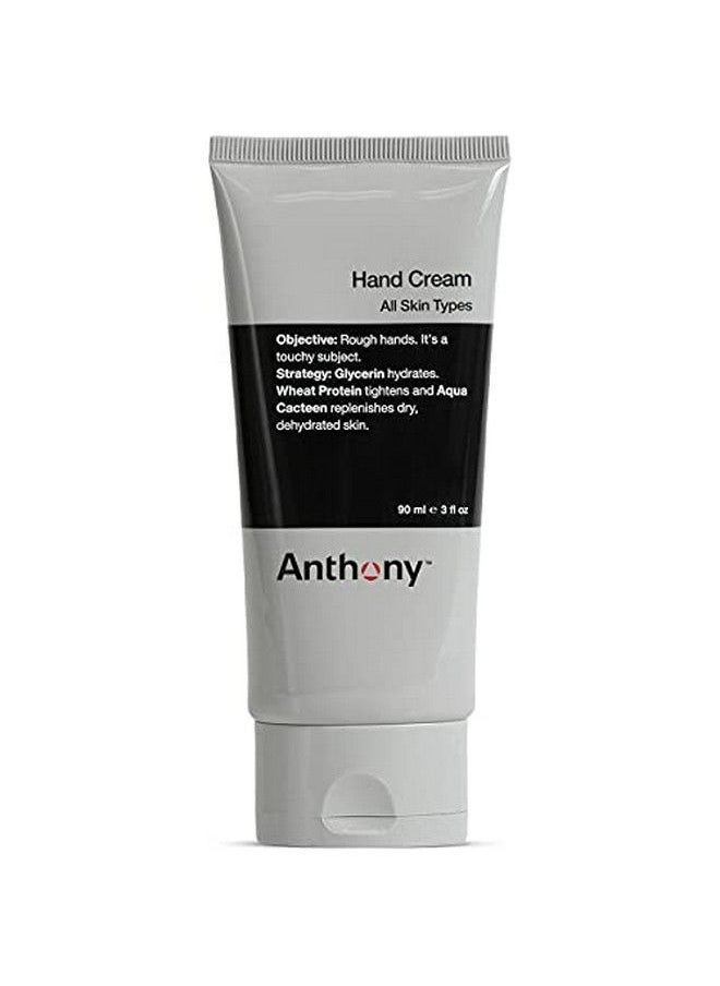 Anthony Hand Cream 3 Fl Oz Contains Aha'S Coconut Oil Shea Glycerin Aqua Cacteen Heals Hydrates And Soothes Dry Chapped Cracked Hands Diminishes Tough Calluses  - Image 1
