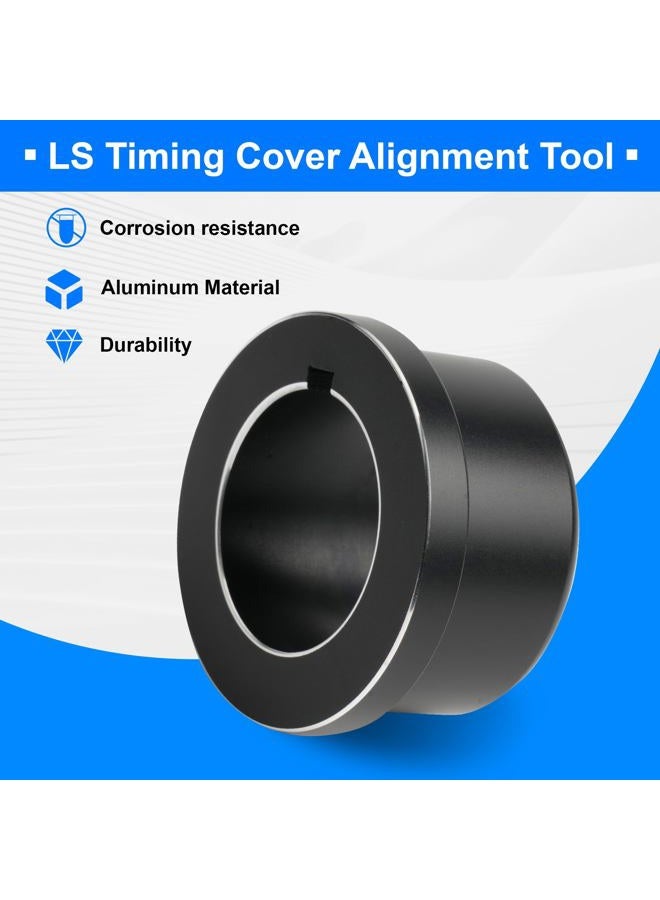 Camotokiit LS Timing Cover Alignment Tool,Front Seal Installer Seal Kit for LS Series Engines LS1 LS2 LS3 LS6 LS LQ4 LQ9 4.8 5.3 5.7 6.0 6.2 (Black) - Image 5