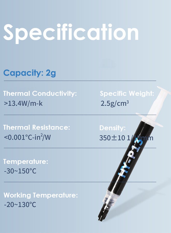 هالنزي معجون حراري عالي الأداء لتبريد جميع المعالجات CPU GPU PC PS4 Xbox أجهزة الكمبيوتر ووحدات التحكم - Image 2