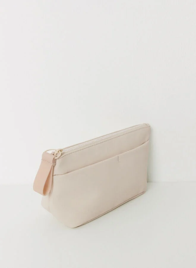 women'secret Small beige rubber toiletry bag