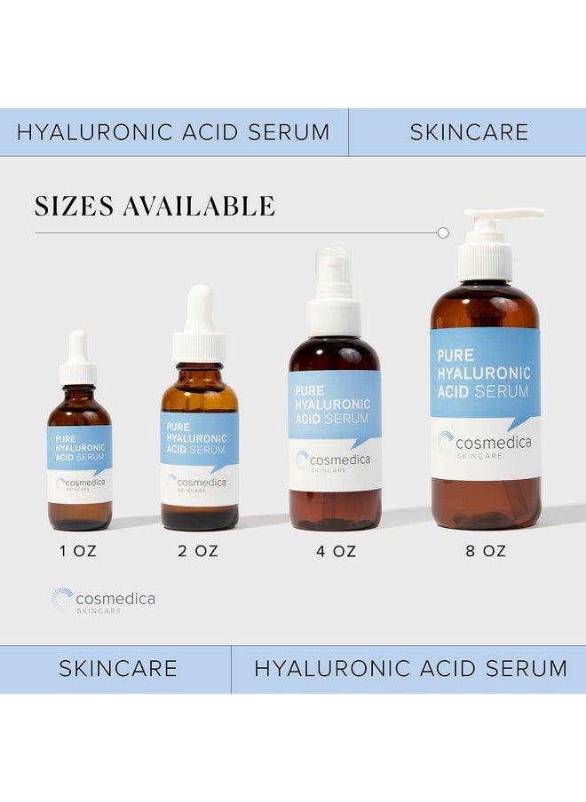 Cosmedica Skincare Hyaluronic Acid Serum for Skin- 100% Pure-Anti-Aging Serum- Intense Hydration + Moisture, Non-greasy, Paraben-free-Best Hyaluronic Acid for Your Face (Pro Formula)  - Image 5