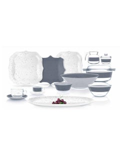 Arcoprex Luminarc dining set, 58 pcs, Ingmar White & Grey - pzsku/Z2B037F2691567FEFE0C6Z/45/_/1728478704/f21fefac-1a0c-423b-bc41-ec57d4e8585c