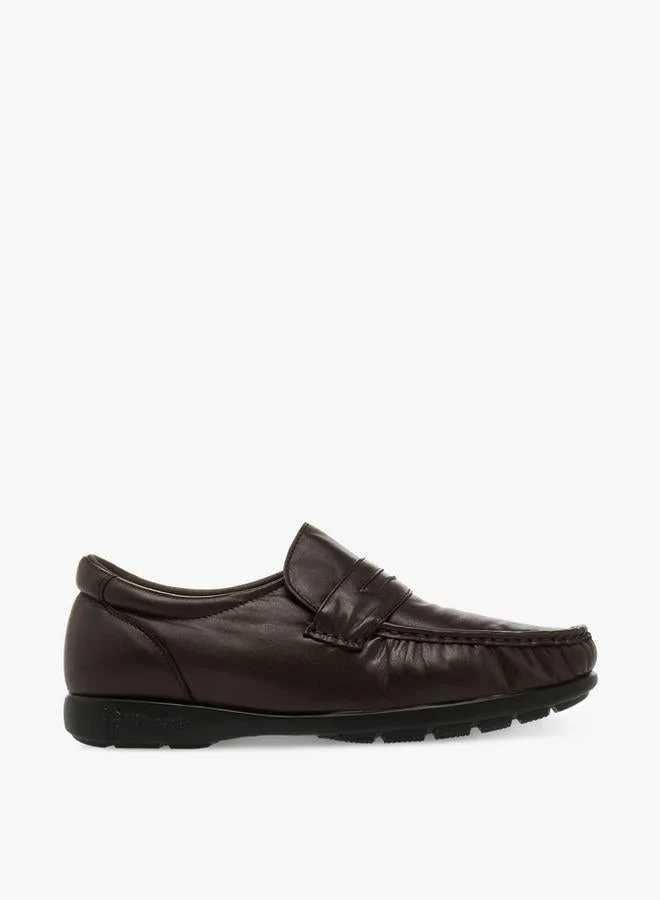 بينوسوس Men Slip-On Genuine Leather Loafers