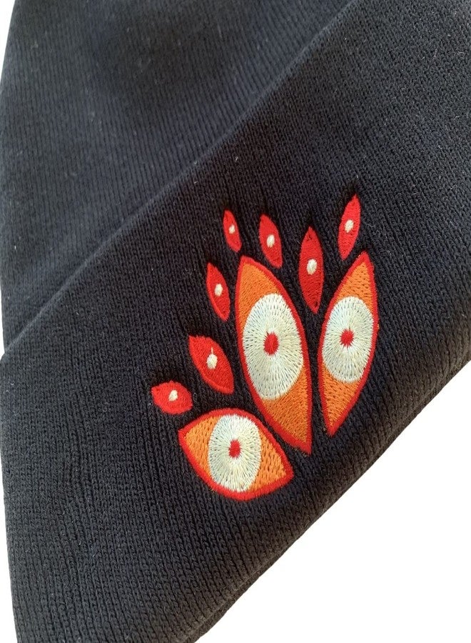 ASVP Shop Amphibia Darcy Embroidered Beanie Black - Image 5