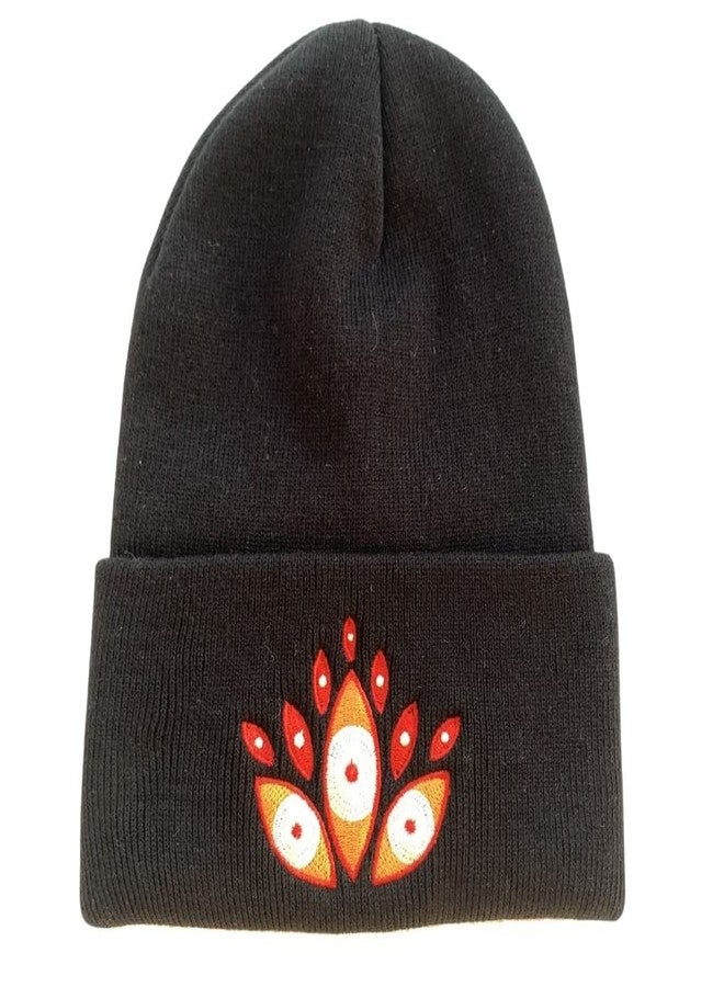 ASVP Shop Amphibia Darcy Embroidered Beanie Black - Image 1