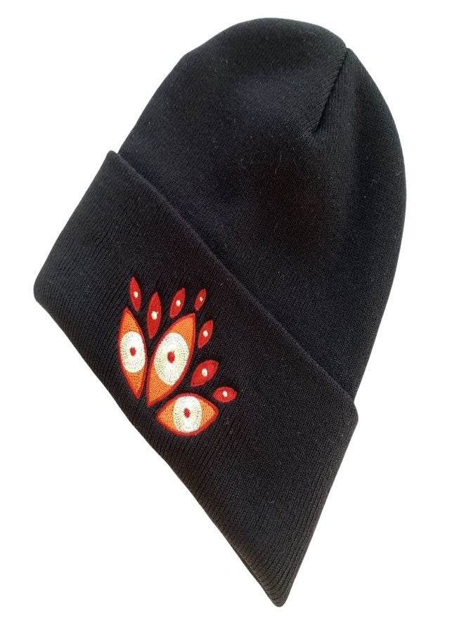 ASVP Shop Amphibia Darcy Embroidered Beanie Black - Image 3