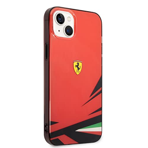 CG MOBILE Ferrari Phone Case [Official Licensed] Double Layer Print PC/TPU Case Protective Case/Cover Compatible with iPhone 14 Plus (6.7-Inch) 2022 - Red - Image 2