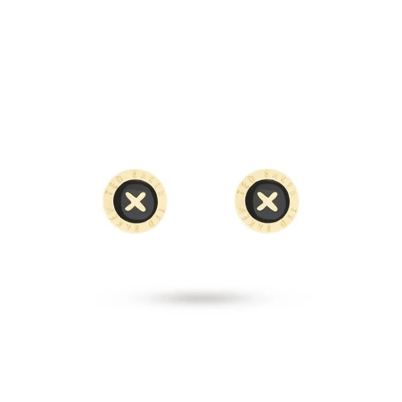 Eisley Enamel Mini Button Earring