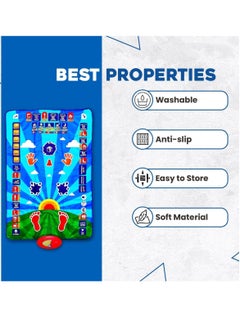 DIGI CORE Ramadan Mat Kids Educational Prayer Mat For Kids, Prayer Rug Electronic Prayer Mat With Worship Step Guide For Kids Toddlers 7 Speaking Languages And 36 Active Touch Sensitive Keys Kids Mat  - Image 4