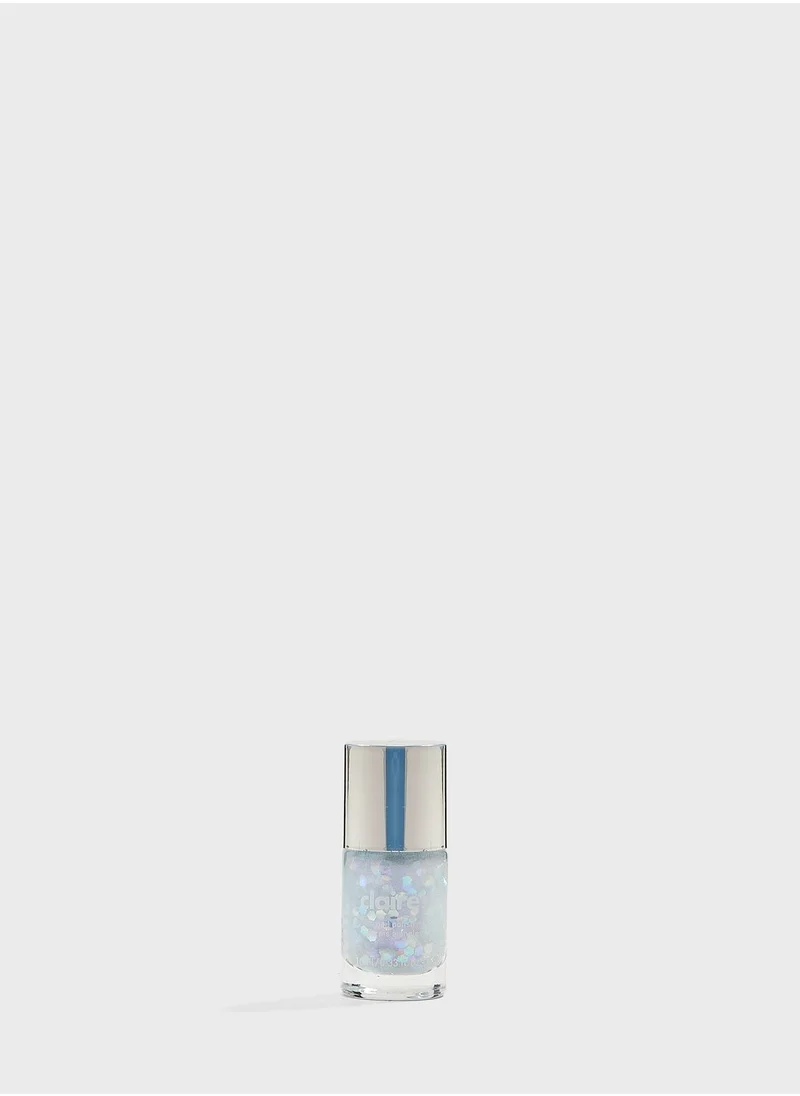 Claires Silver Nail Polish