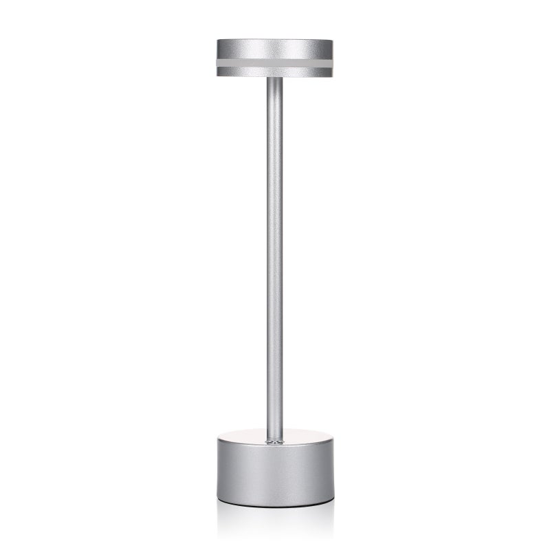 Neoglint LED Cordless Table Lamp Metal Bedside Nightstand Lamp Touch Control Stepless Dimmable 3 Light Colors 4000mAh Rechargeable Desk Lamp Night Light for Bedroom Dining Room Bar Restaurant Coffee - Image 1