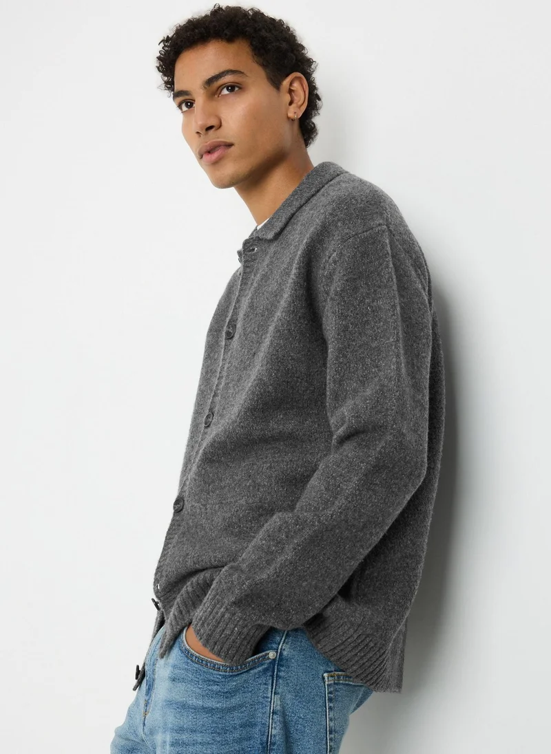 Matalan Cosy Charcoal Cardigan