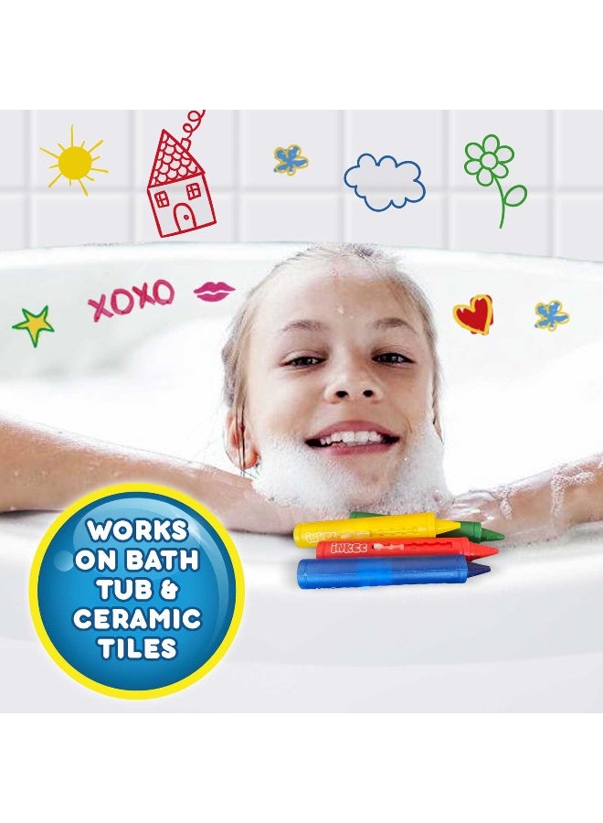 CRAZE Colored Chalk Set for Bath Drawing from Kris - Image 4