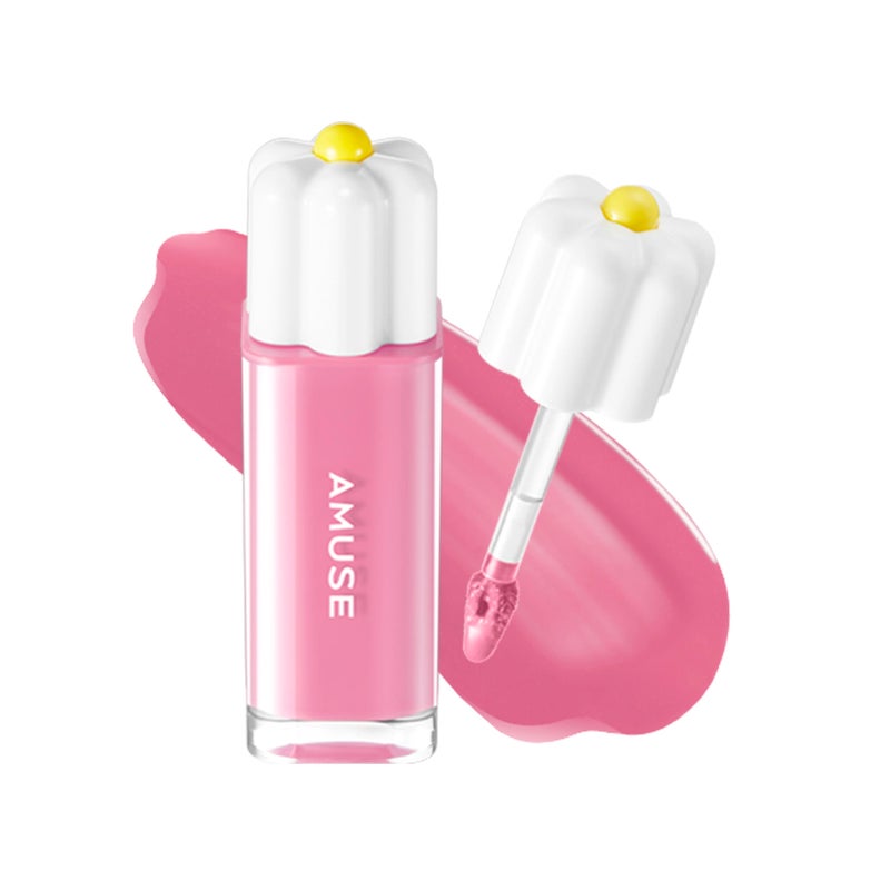 Amuse SEOUL Daisy Flower Dew Tint (08 AMETHYST) | 35% High-moisture Water Tint, Long-lasting, Vitamin E Acetate, Moisturizing, No Peel Off, Lip Treatment, Non Sticky, Korean Lip Tint for Dry Lips - Image 1