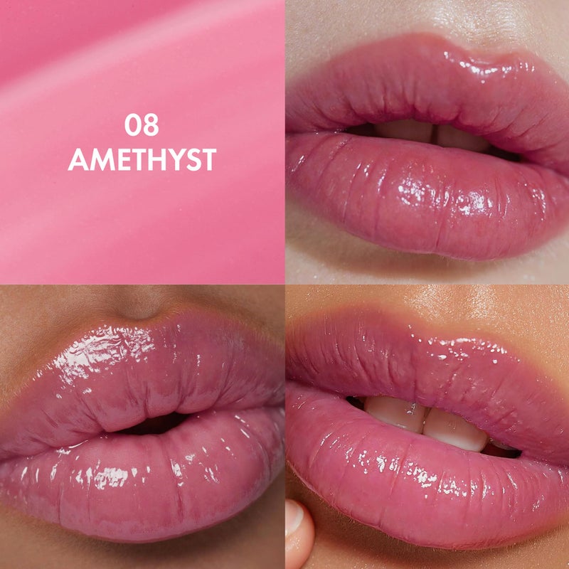 Amuse SEOUL Daisy Flower Dew Tint (08 AMETHYST) | 35% High-moisture Water Tint, Long-lasting, Vitamin E Acetate, Moisturizing, No Peel Off, Lip Treatment, Non Sticky, Korean Lip Tint for Dry Lips - Image 3