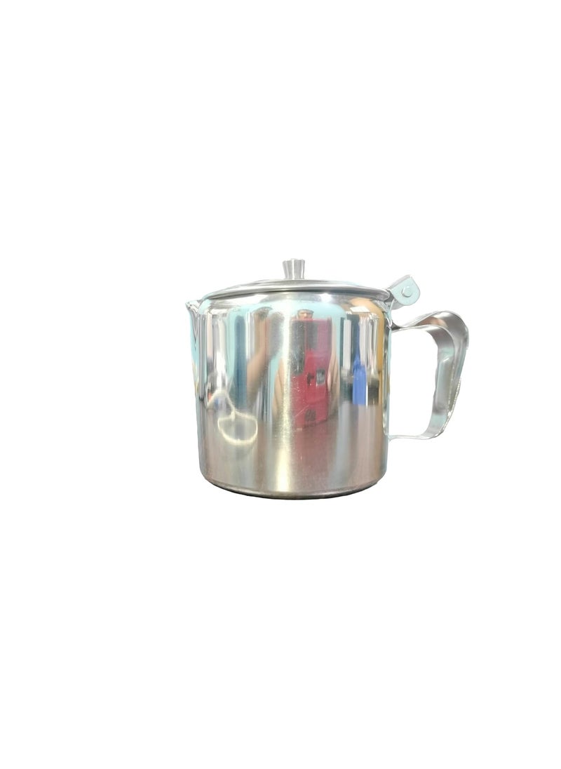 FINALITY finality Stainless Steel Tea Serving Pot with Handle Serving CodeTea Coffee Kettle Medium Size 450 ml  - Image 1