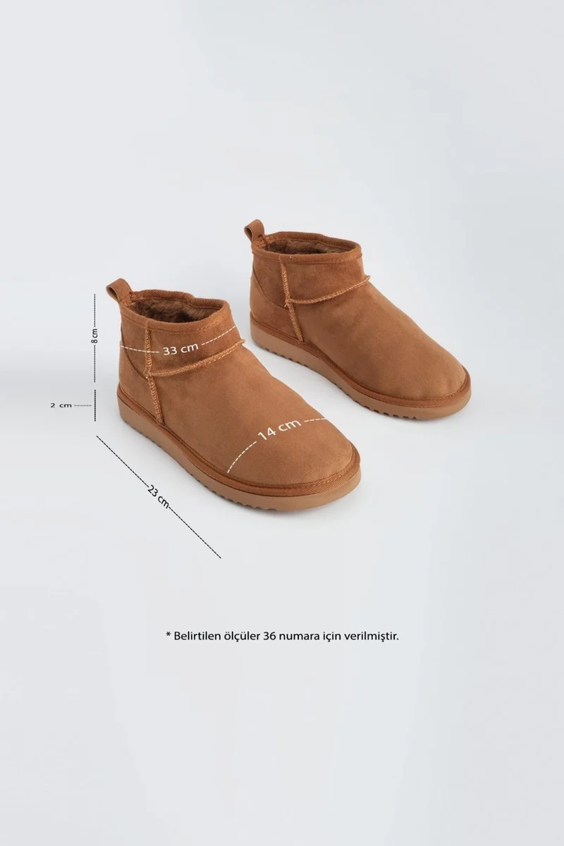 MARJIN Margin Women's Fur Lined Boots Pasep
