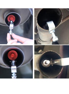 PAMEER Aluminum Alloy Exhaust Turbo Sound Whistle Simulator, Turbo Sound Exhaust Muffler Pipe Whistle Car Roar Maker, Car Blow off valve Tip Simulator Whistler Tail Pipe.  - Image 2