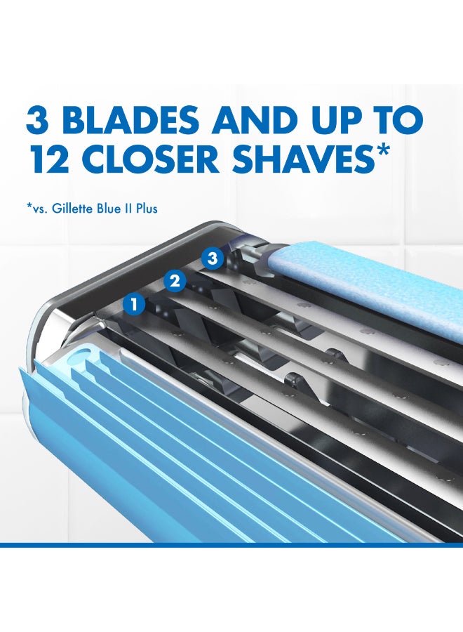 Gillette Blue3 Cool Men's Disposable Razors: 3 Count - Image 5