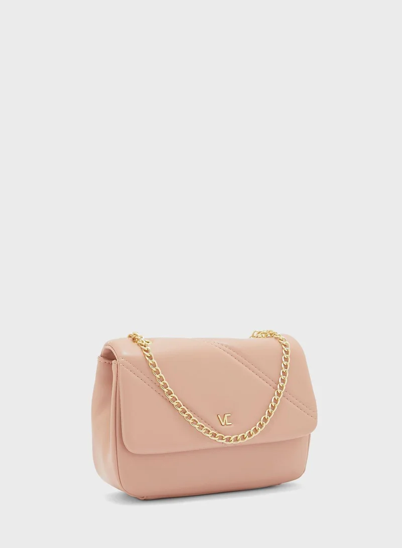 Vincci Logo Detailed Flap Over Clutches