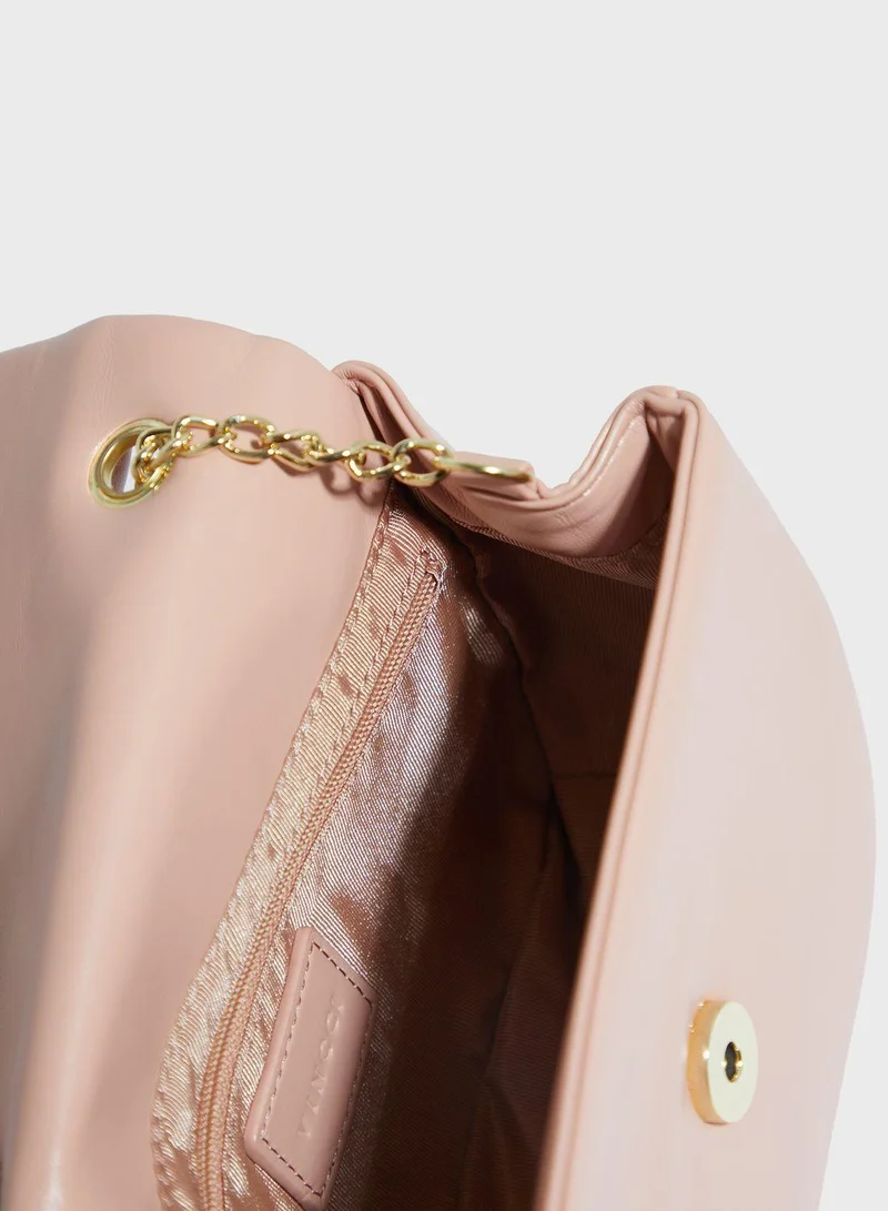 Vincci Logo Detailed Flap Over Clutches