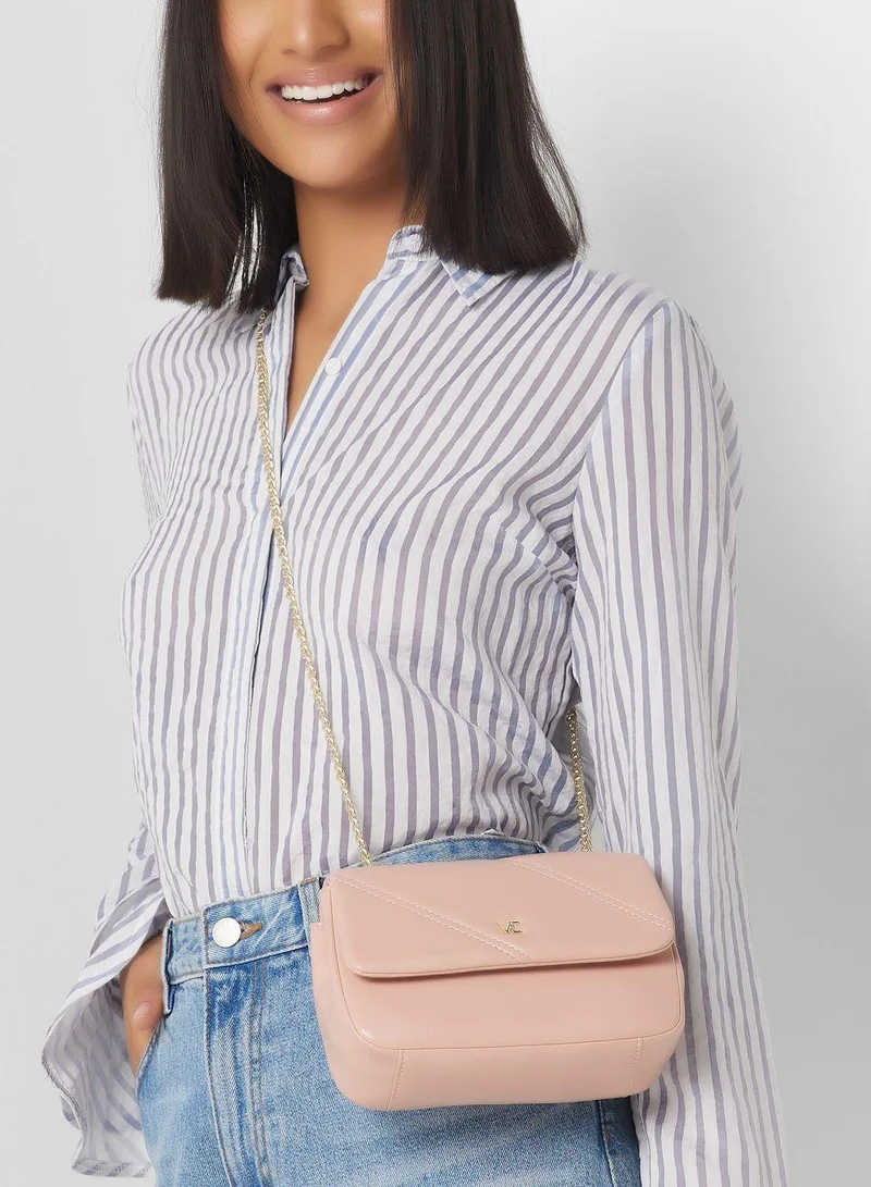 Vincci Logo Detailed Flap Over Clutches