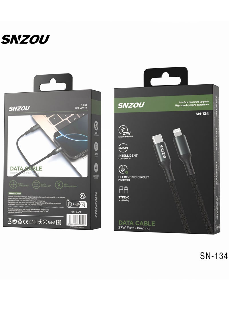 SNZOU Snzou PowerSync 27W Type-C to Lightning Cable  - Image 1