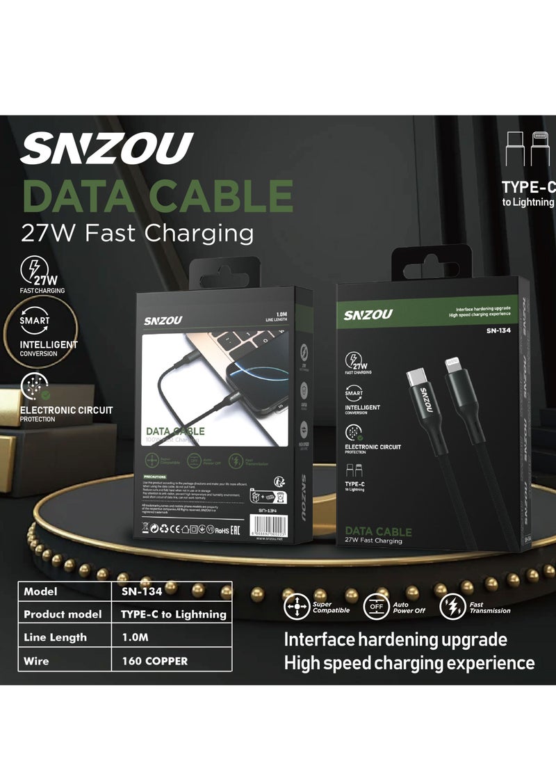 SNZOU Snzou PowerSync 27W Type-C to Lightning Cable  - Image 2