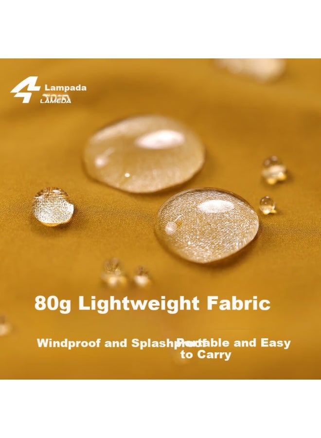 Lampada Lanpada Cycling Jacket, Lightweight, Windproof, Water-Resistant, Breathable, For Men, Road Bike, Cold-Proof, Oak Yellow, Size L - Image 5