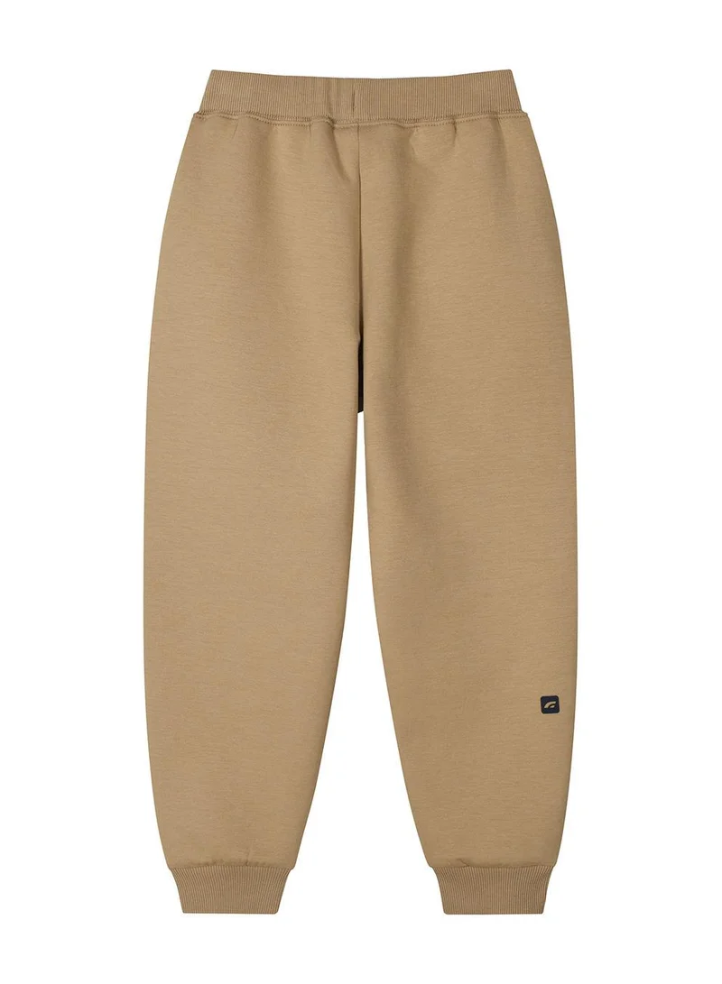 GIORDANO Kids’ Cotton Blend Interlock Elastic Waist Joggers