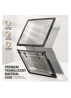 Y&D For 2023 MacBook Air 15 inch Case, Heavy Duty Shockproof Protective Hard Shell with Folding Stand, Suitable for 15”A2941 M2 Chip (Black)  - Image 4