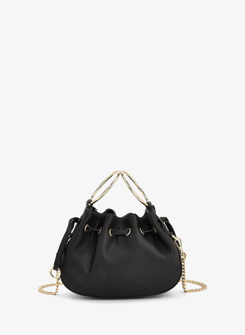 Celeste Textured Crossbody Bag With Detachable Chain Strap