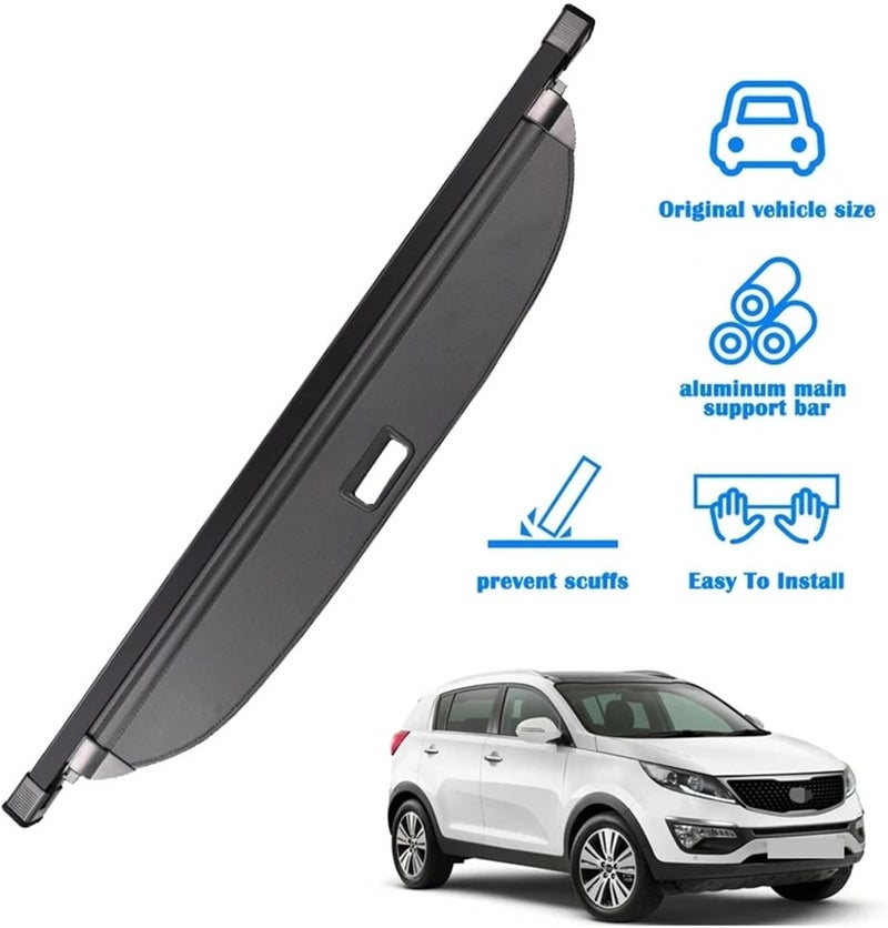 DEMULAX Retractable Trunk Cover for Kia Sportage R - Image 3