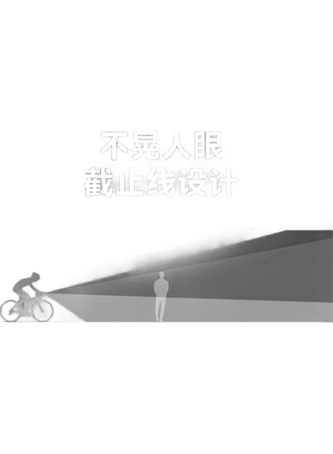 Forever Yongjiu Bicycle Front Light, Night Riding High Beam Flashlight, Rechargeable 800 Lumens Round Front Light + Tail Light - Image 2