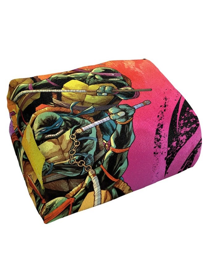 LOGOVISION Teenage Mutant Ninja Turtles TMNT Gradient Group Splash Beach Towel, 30"x60" - Image 3