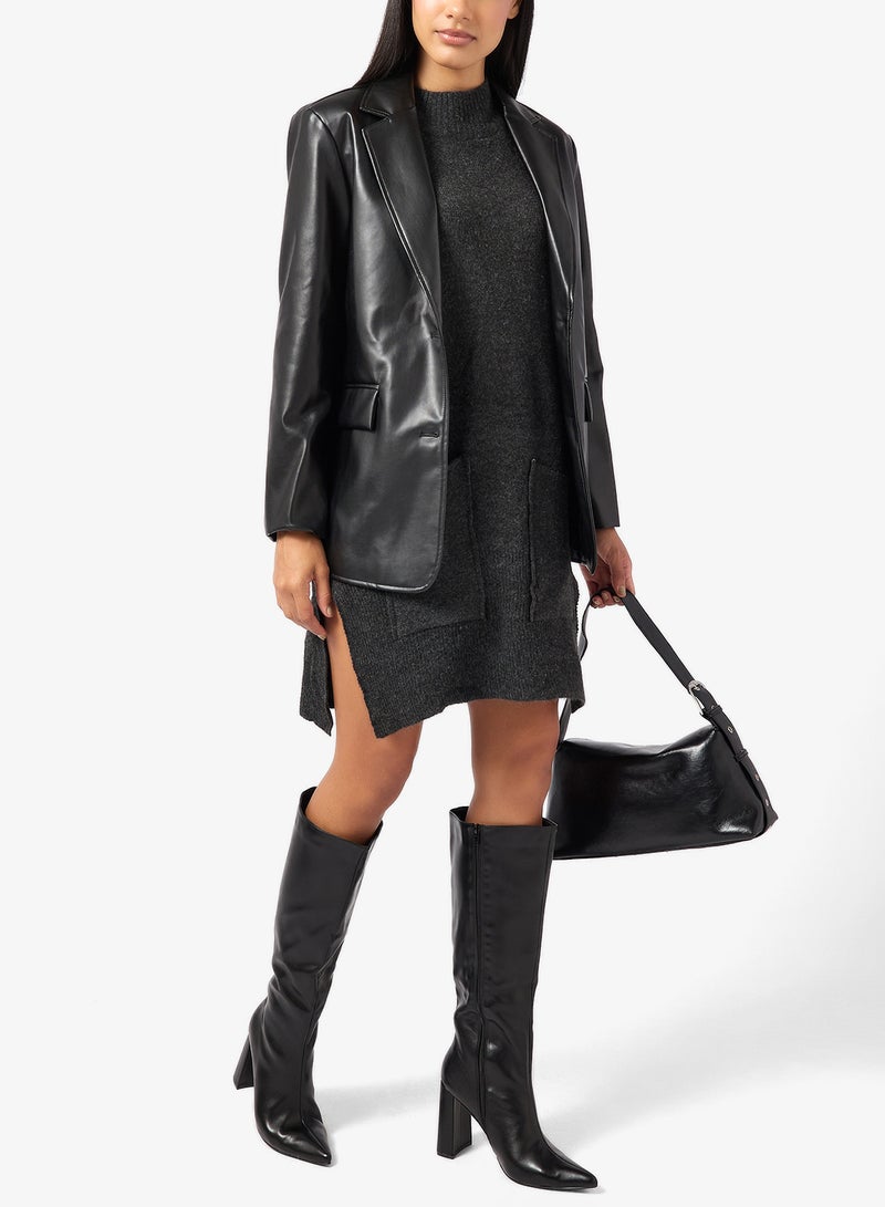 GLAMOROUS Casual Western Heeled Knee Boots - Image 5