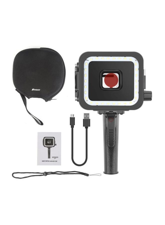 NIBEMINENT Handheld Underwater LED Video Light Black  - Image 2