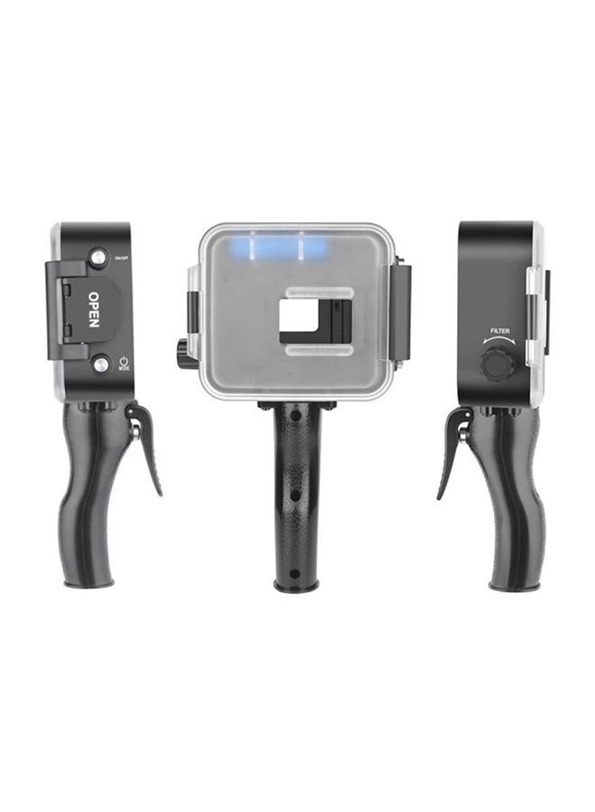 NIBEMINENT Handheld Underwater LED Video Light Black  - Image 3