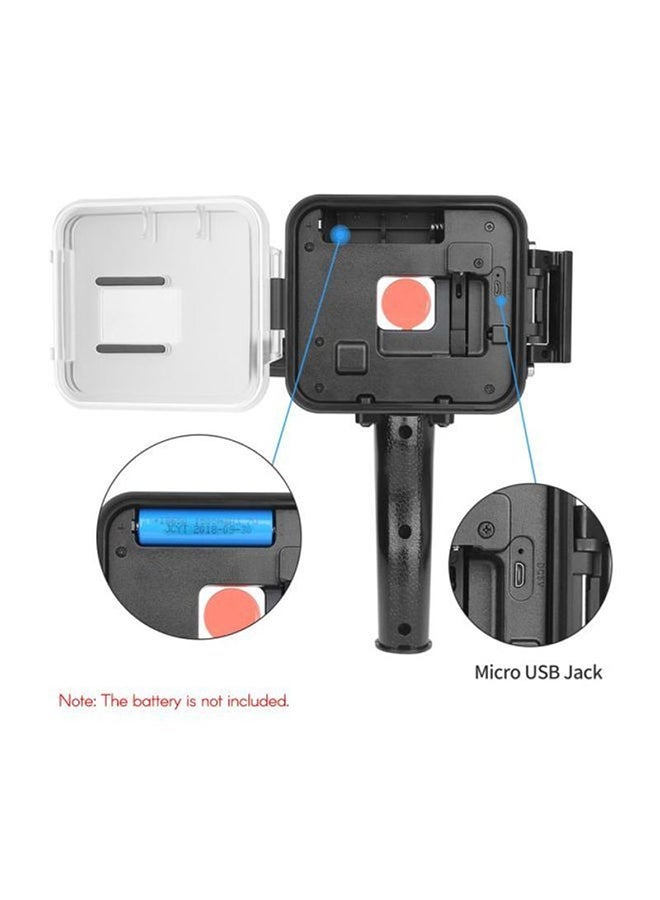 NIBEMINENT Handheld Underwater LED Video Light Black  - Image 4