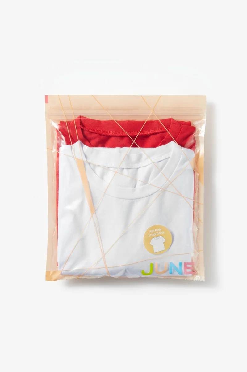 جون Kids Packaged Short Sleeve 2-pack Plain T-Shirt