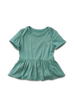أنفي بيبي Organic Bamboo Spandex Onesie Dress- Soft Sage  - Image 1