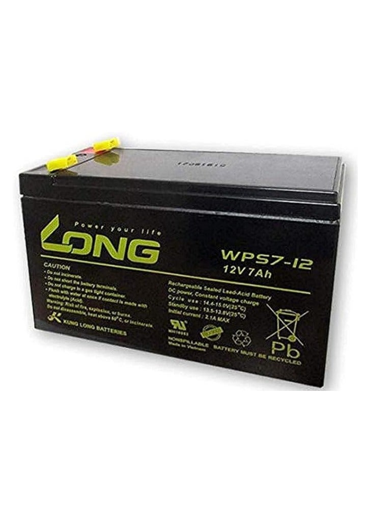 Battery 12V 7Ah Sealed Rechargeable Valve Regulated